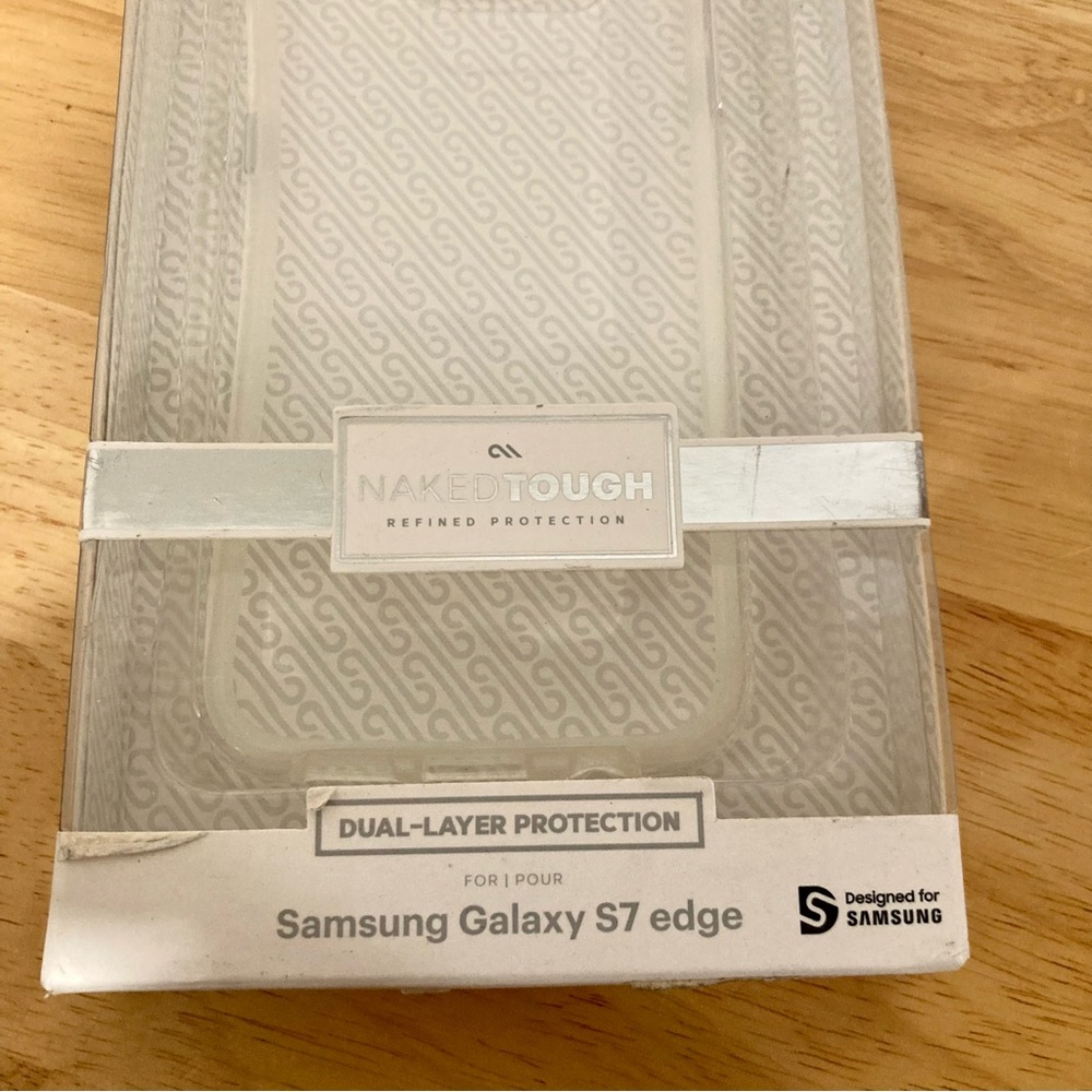 Phone Case Samsung Galaxy S7 Edge - Clear - Case-Mate Naked NOS - Picture 3 of 11